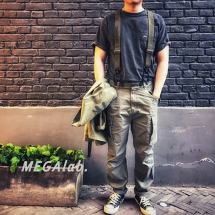 MEGALAB 18SS ARMY PANTS 余文乐同款洗水休闲工装军裤 非madness