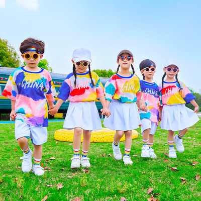 儿童啦啦队演出服幼儿园表演服