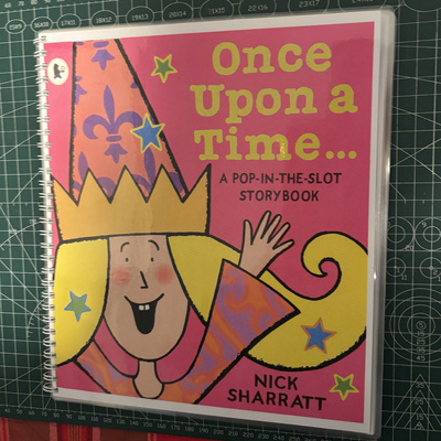 益智启蒙安静书幼儿园认知早教具玩具粘贴书OnceUpon aTime点读版