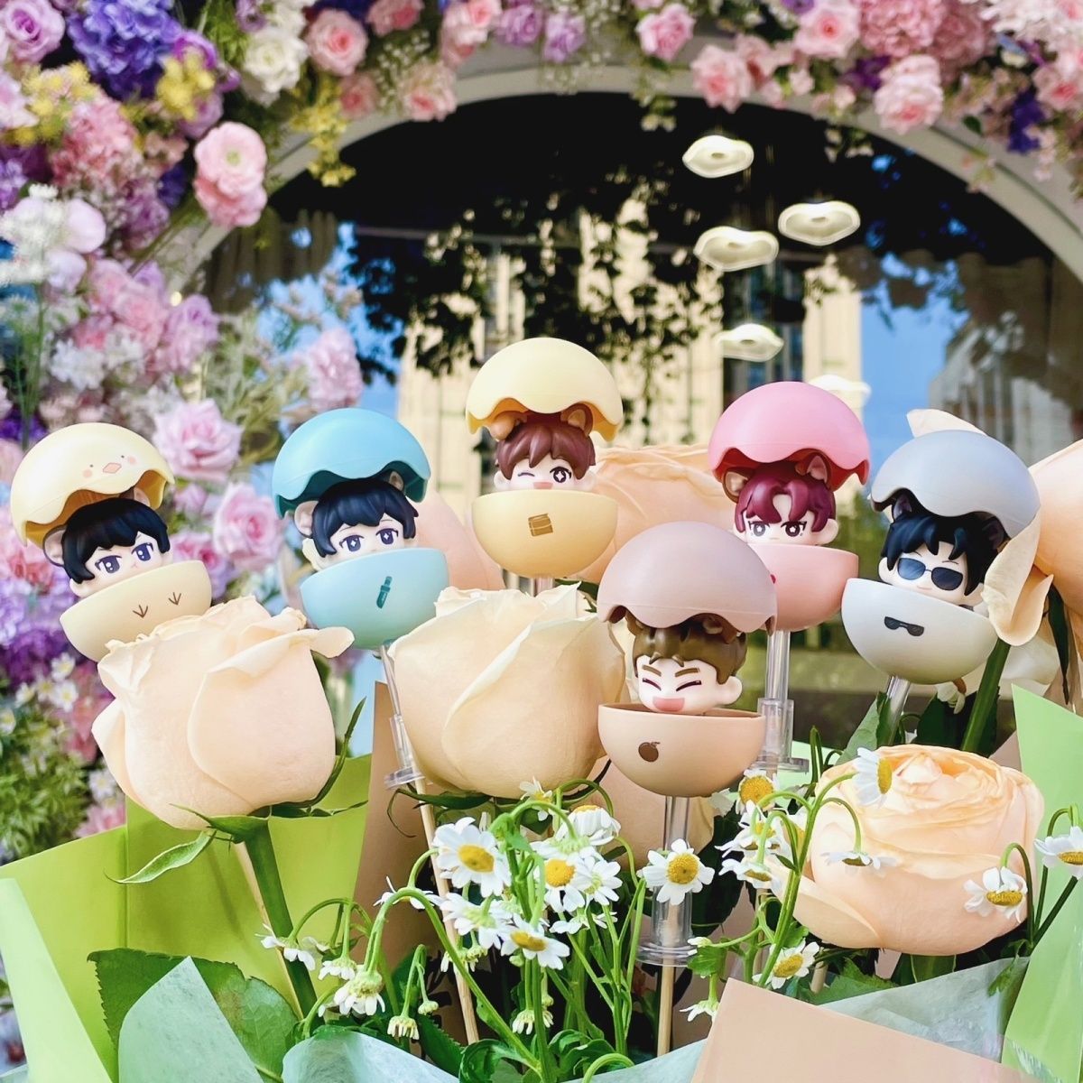 三宝盗墓笔记棒棒糖可动吴邪张起灵黑瞎子解雨臣盲盒Q版礼物玩具