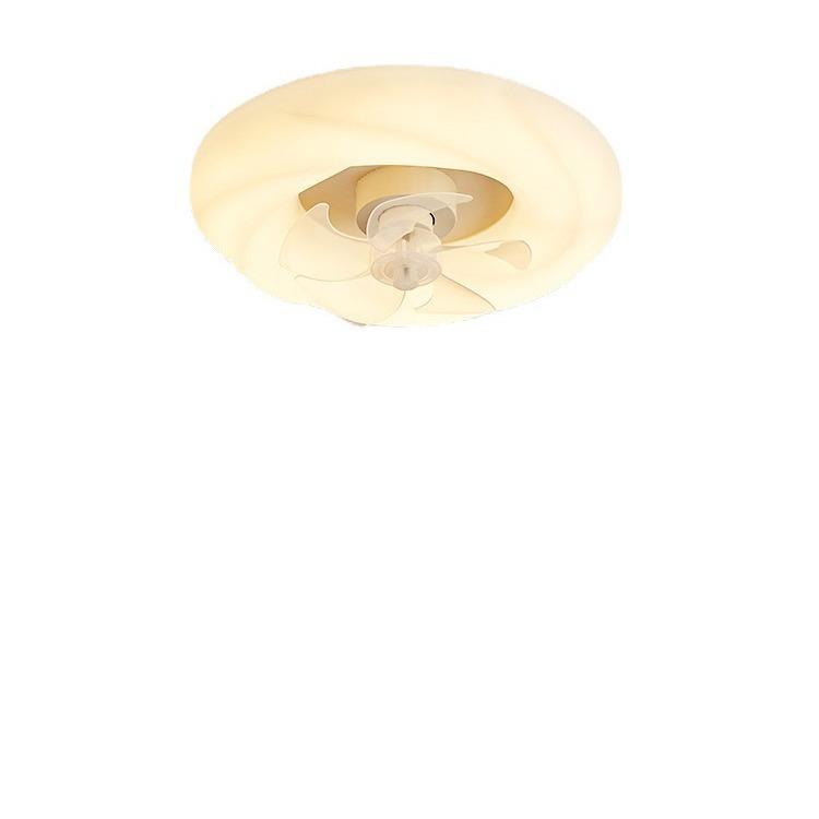 卧室风扇灯北欧设计师泡泡儿童房吸顶灯具现代简约客厅餐厅电扇灯