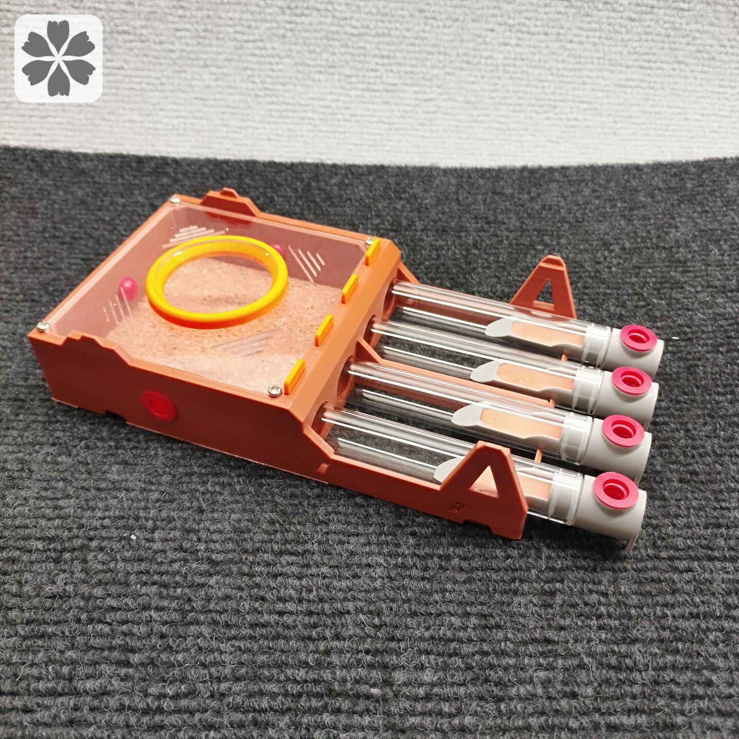 3d打印试管巢18口径铺地四试管图片
