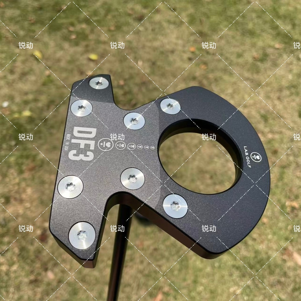新款LAB左手大黑牛高尔夫推杆DF3平衡稳定golf搭配无角度握把 - 实物图