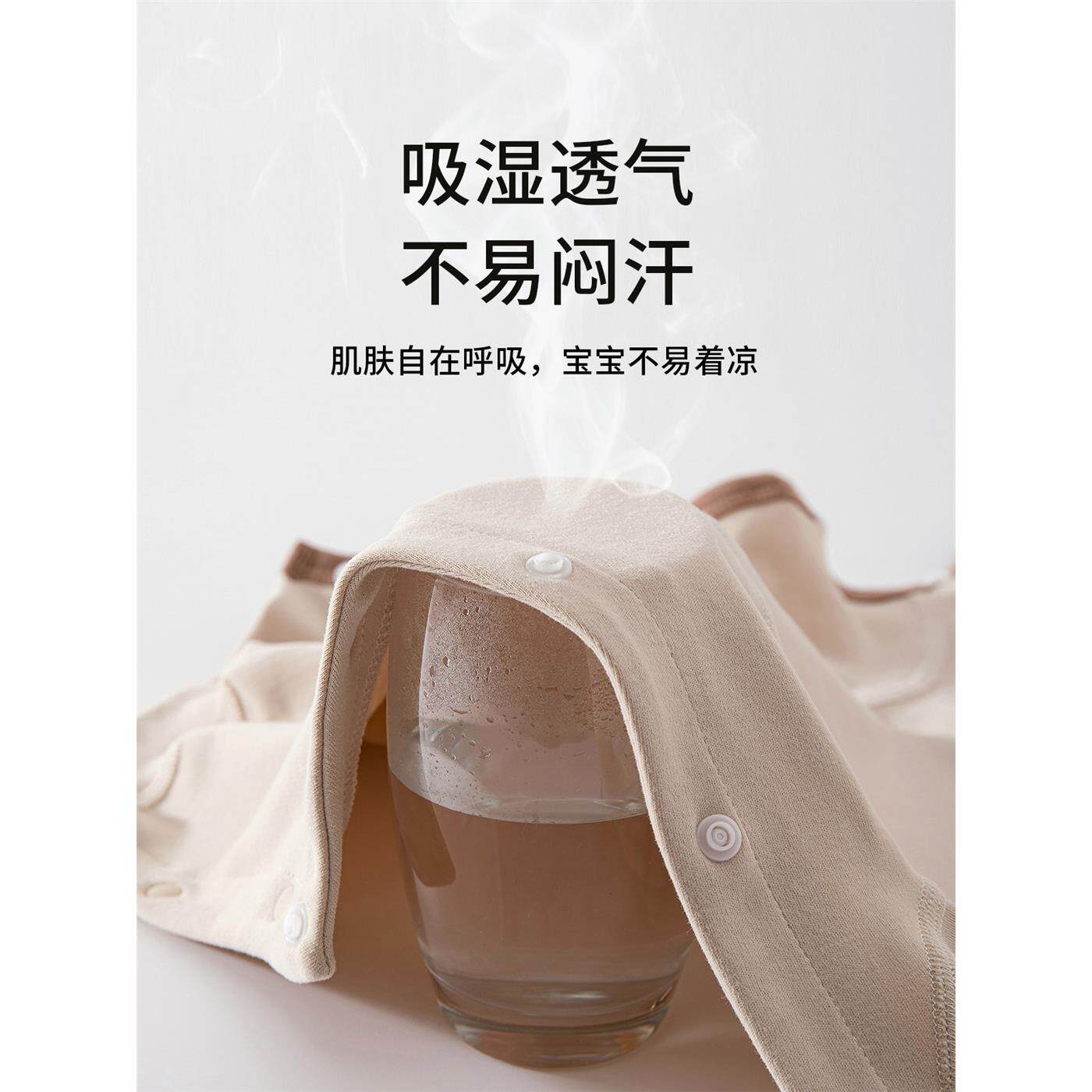 婴儿连体衣纯棉春秋款男