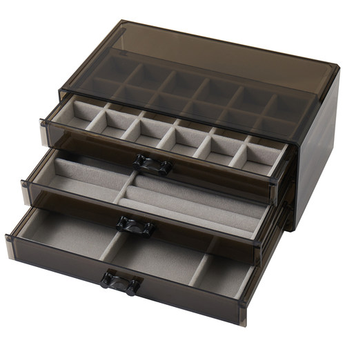 首饰收纳盒高档精致多格分类