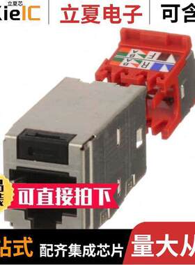 CJS5E88TGY连接器 〔CATEGORY 5E, RJ45, 8-POSITION, 8 〕