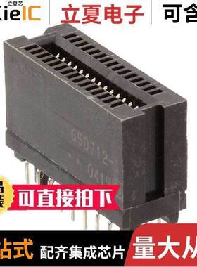 650712-1连接器 〔CONN EDGE DUAL FMALE 30POS 0.050 〕