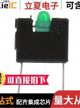 5372T5-5VLC光电元件 〔LED GREEN T-3/4 5V VERT LC PCB 〕