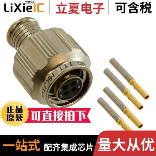 MKJ1A6F6-4SA连接器 〔CONN PLUG FMALE 4POS GOLD CRIMP 〕