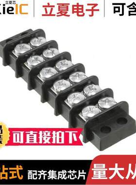 0387700106连接器 〔CONN BARRIER STRIP 6CIRC 0.375