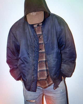 SEA MADNESS VINTAGE MA-1 余文乐同款日产水洗做旧夹克棉服外套