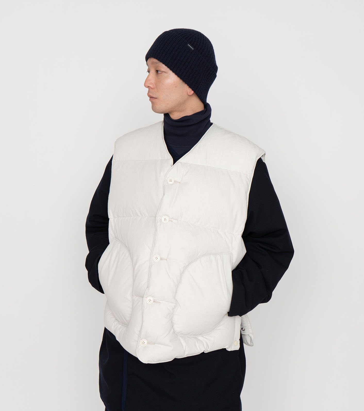 nanamania马甲背心羽绒