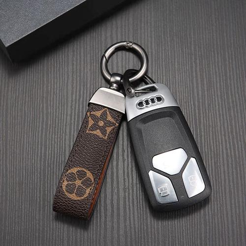 LV&GEDETE 老花汽车钥匙扣挂件适用奥迪宝马奔驰保时捷路虎钥匙链