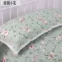 Bốn mùa dài đôi gối khăn thoáng khí dài cũ vải thô khăn gối đơn giản mới sinh viên mã hóa tươi tăng - Khăn gối khăn gối