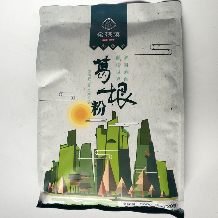 湖南湘西张家界土特产金鞭溪葛根粉可代餐淀粉独立小包装500g包邮
