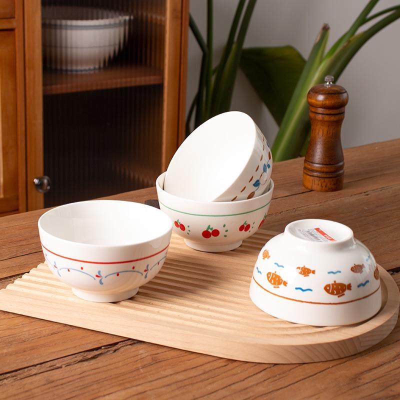 4.5英寸日式陶瓷米饭碗碗