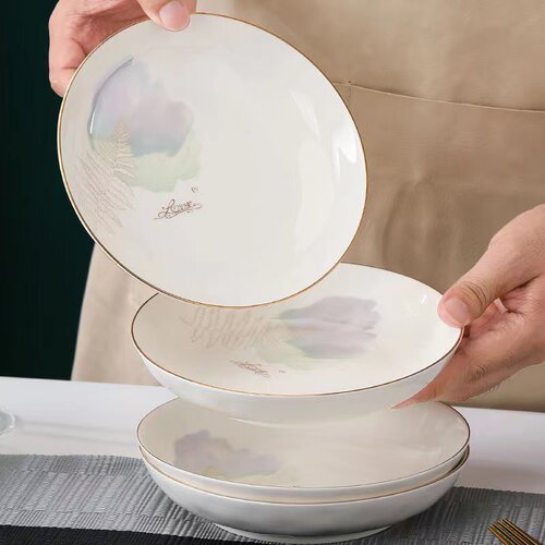 樊婆婆饭盘陶瓷所有人群圆形异型
