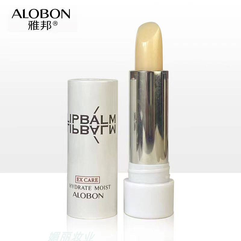 雅邦蜗牛唇膏保湿滋润补水无色防干防裂学生润唇膏口红打底护唇