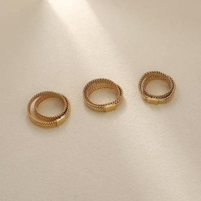 HYACINTH 戒指女 欧美高级感气质指环时尚个性冷淡风潮食指戒配饰