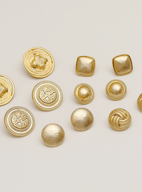 HYACINTH欧美风极简金属冷淡风耳钉复古港风时尚个性气质百搭耳环