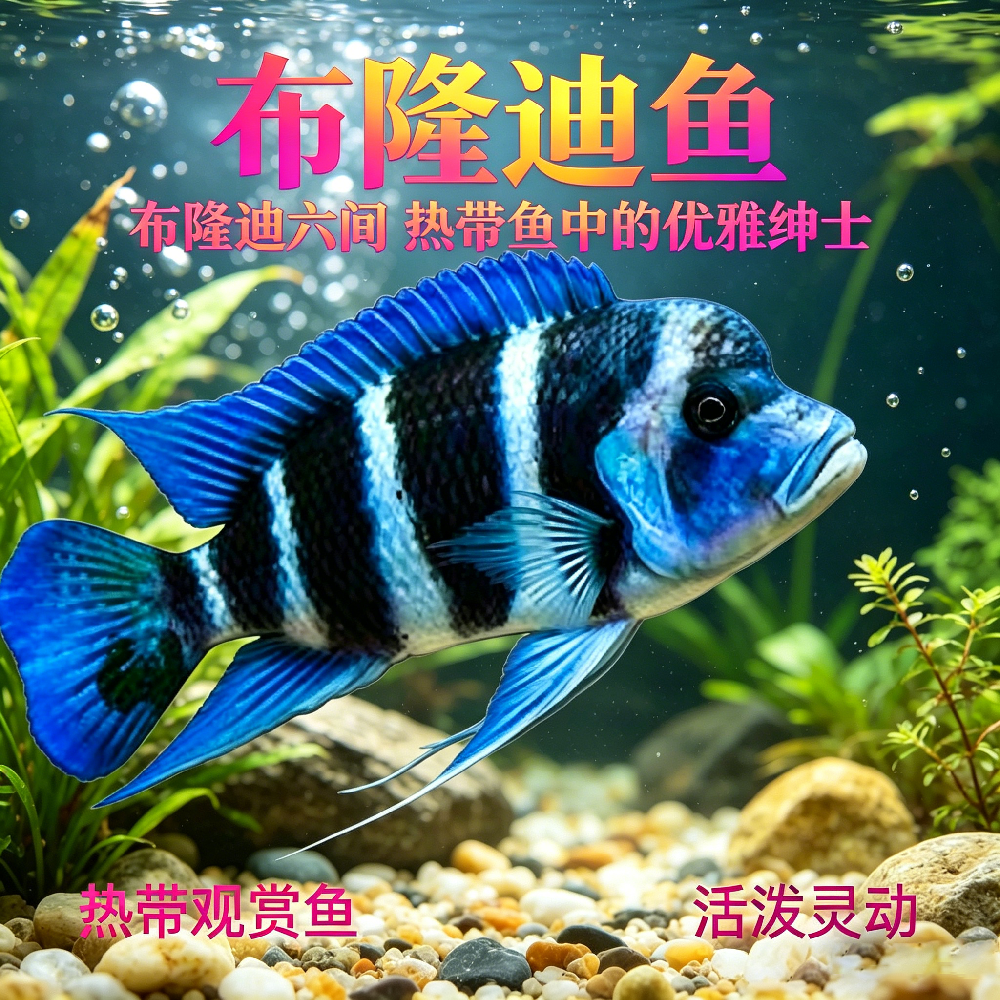 非洲坦湖布隆迪六间 新手入门三湖慈鲷活体淡水观赏鱼包邮