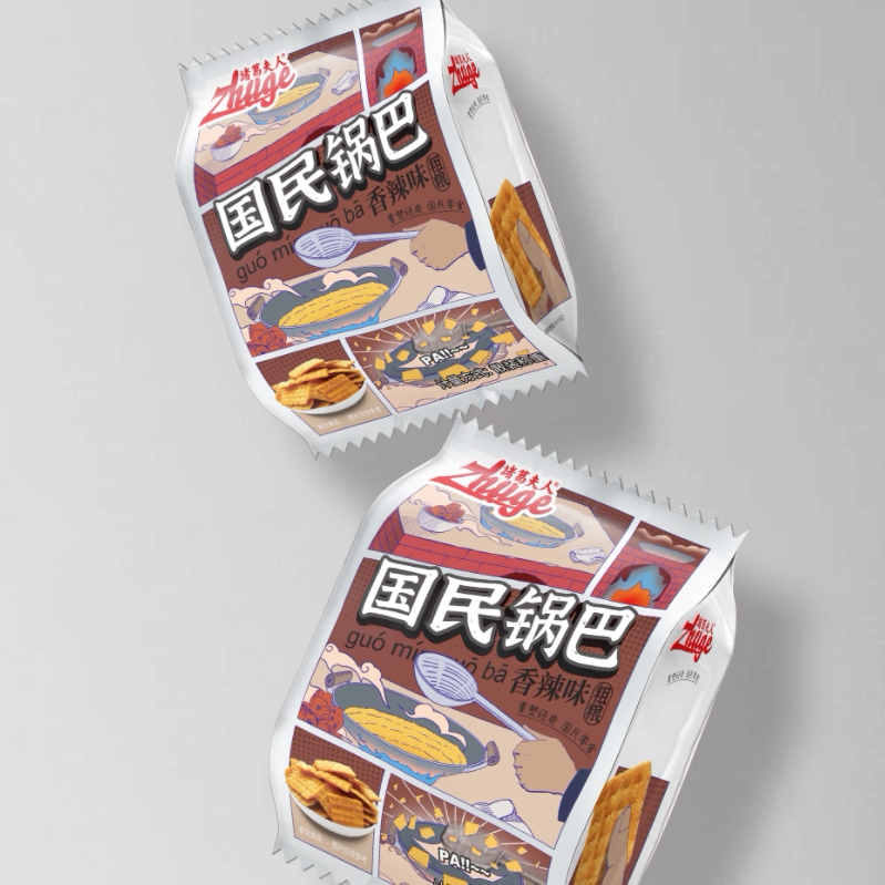 诸葛夫人锅巴襄阳特产休闲膨化食品零食大礼包散装*8包粗粮锅巴