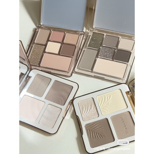 橘朵高光修容一体盘小样01波影盘02树影盘哑光高光鼻影四色修容盘