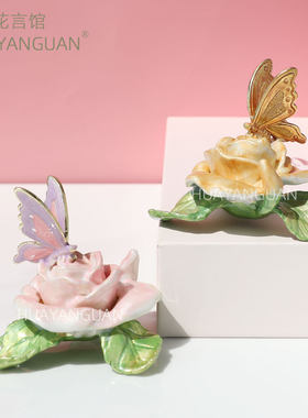 乡村田园风玫瑰花装饰品
