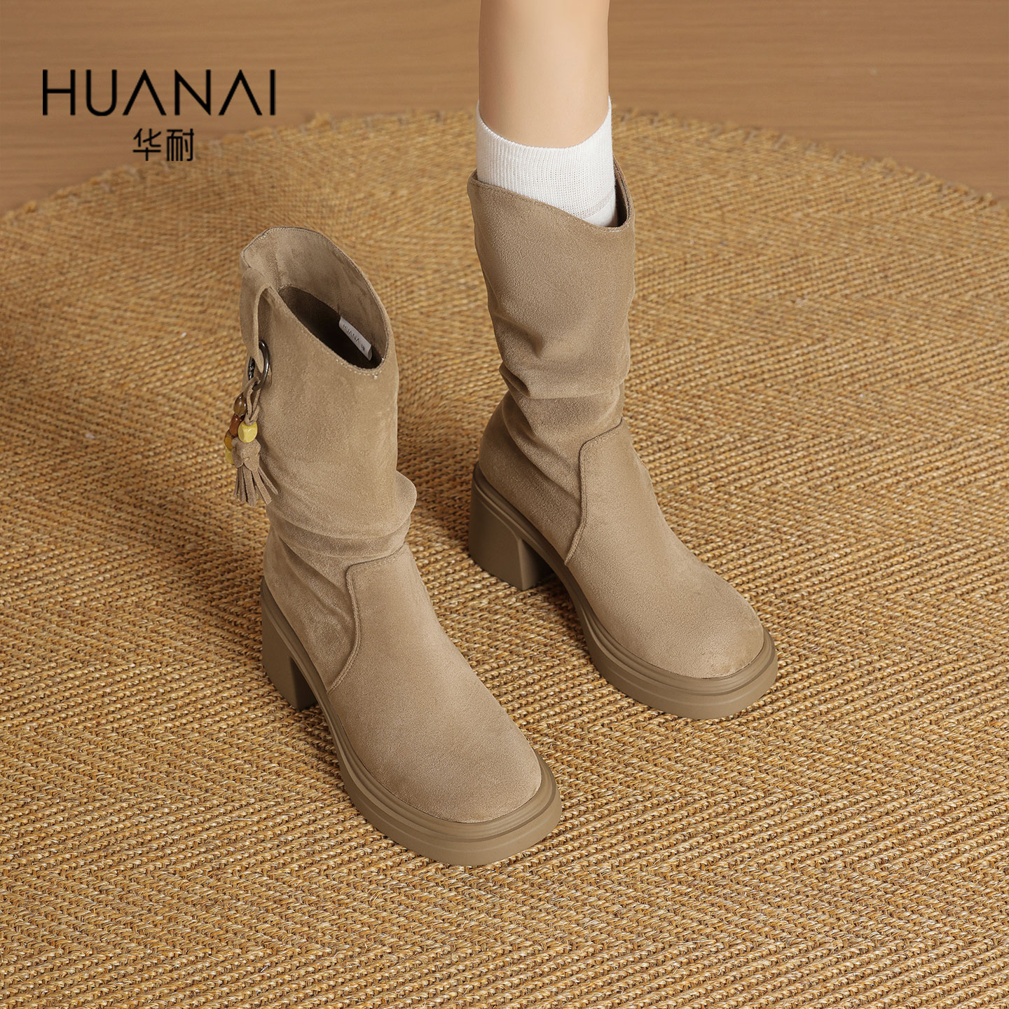 华耐美拉德西部牛仔靴