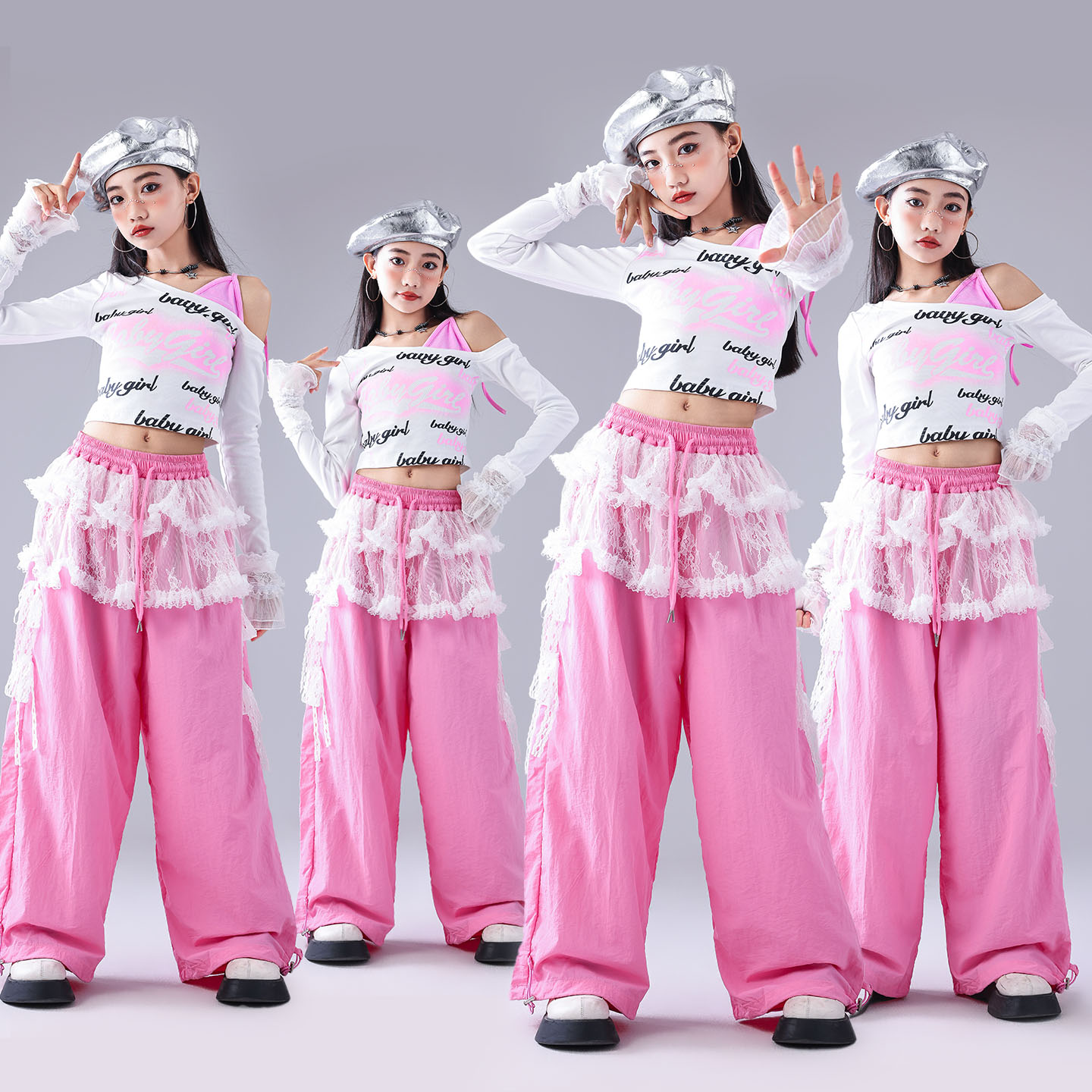 女童爵士舞演出服秋季少儿