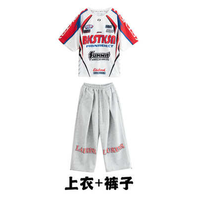 儿童街舞演出服嘻哈男童表演服hiphop架子鼓女童酷帅潮秋季舞蹈服 — 5