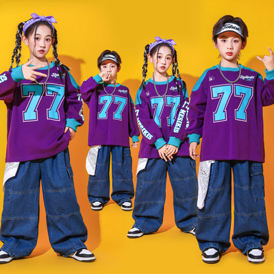 儿童街舞潮服演出服套装