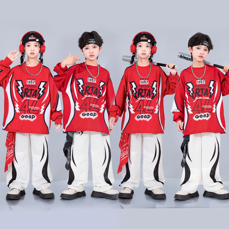 儿童嘻哈街舞运动会入场服演出服