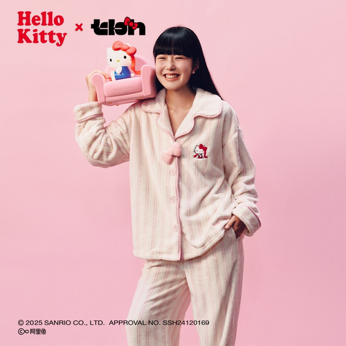 tbh野兽派法兰绒家居服睡衣套装