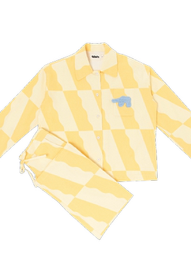 tbh野兽派家居情侣磨毛家居服