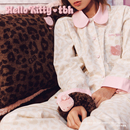 tbh野兽派家居Hello 秋冬可外穿睡衣女 Kitty全棉法兰绒家居服套装
