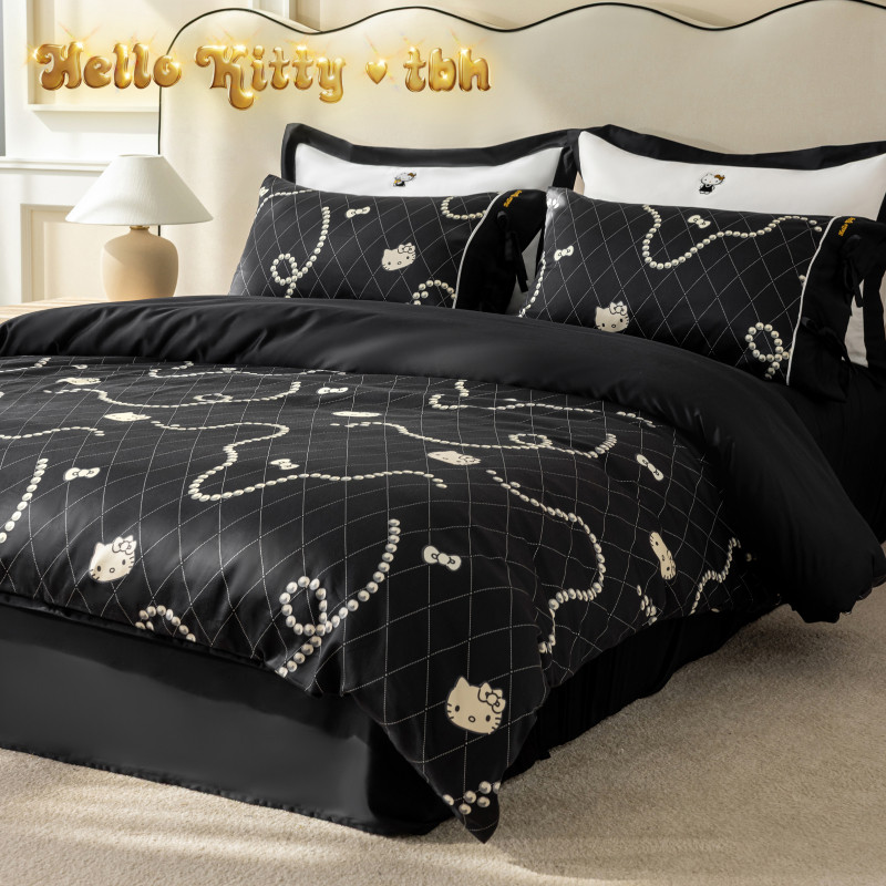 tbh野兽派全棉锻纹床上六件套