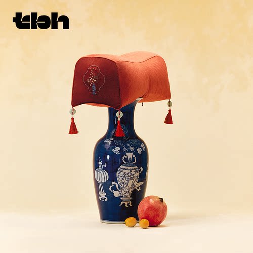 tbh野兽派家居丝绒刺绣荞麦枕