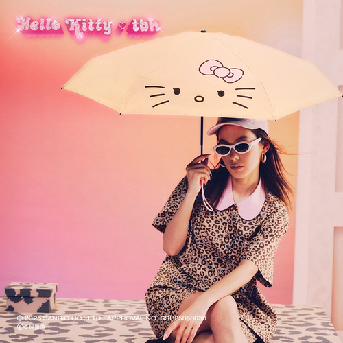 tbh野兽派家居三丽鸥Hello Kitty防晒伞晴雨伞UPF50+遮阳伞太阳伞