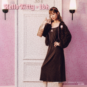 tbh野兽派家居三丽鸥Hello Kitty针织棉吊带可外穿家居服睡衣女