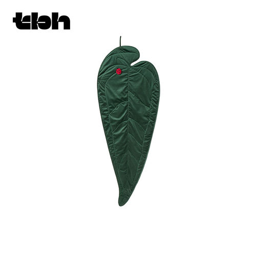 tbh野兽派家居火鹤后花烛刺绣绗缝多用盖被异形绒被子