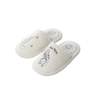 tbh野兽派家居毛绒拖鞋小王子爱地球情侣家用男女防滑鞋子四季*