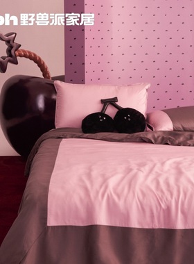 tbh野兽派家居cherry Bomb天丝床上四件套夏季凉感床品套件