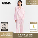 夏 2024新款 可外穿睡衣女款 tbh野兽派家居天丝棉条纹家居服套装