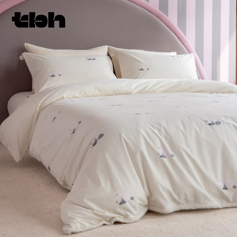 tbh野兽派全棉磨毛棉印花床品