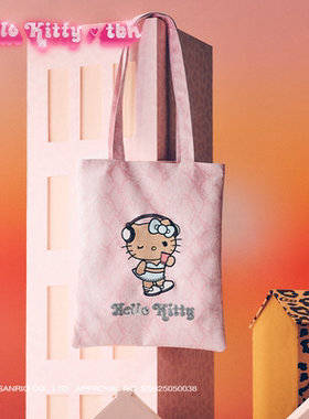 tbh野兽派家居三丽鸥Hello Kitty仿皮革托特包单肩包女购物斜挎包