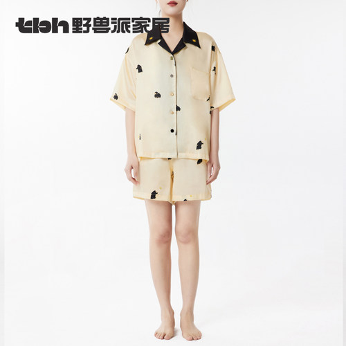 tbh天丝家居服套装情侣