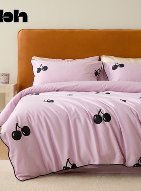 tbh野兽派家居床上四件套Cherry Bomb系列全棉斜纹四季床品套件