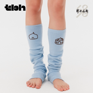 冬 tbh野兽派家居X鄂尔多斯1980联名 羊绒羊毛刺绣针织袜套女款