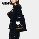tbh野兽派家居三丽鸥Hello Kitty丝绒绗缝托特包便携斜挎包通勤包